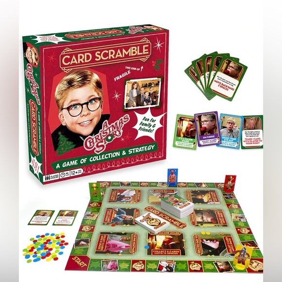 A Christmas Story Card Scramble Board Game - Picture 1 of 7